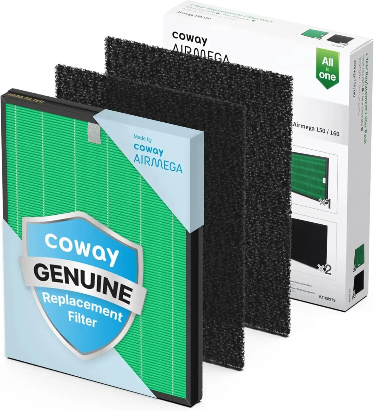 Coway Coway Airmega 150 & 160 Replacement Filter Set replacement filter - available in Dubai UAE