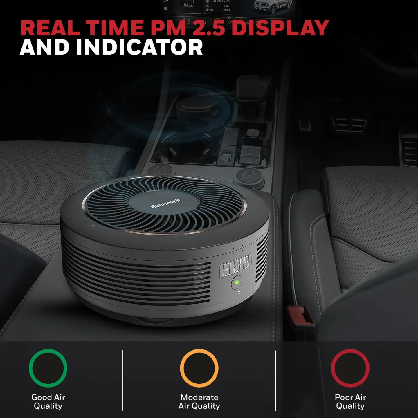 Honeywell Honeywell Move Pure 4 Car Air Purifier - thumbnail 4