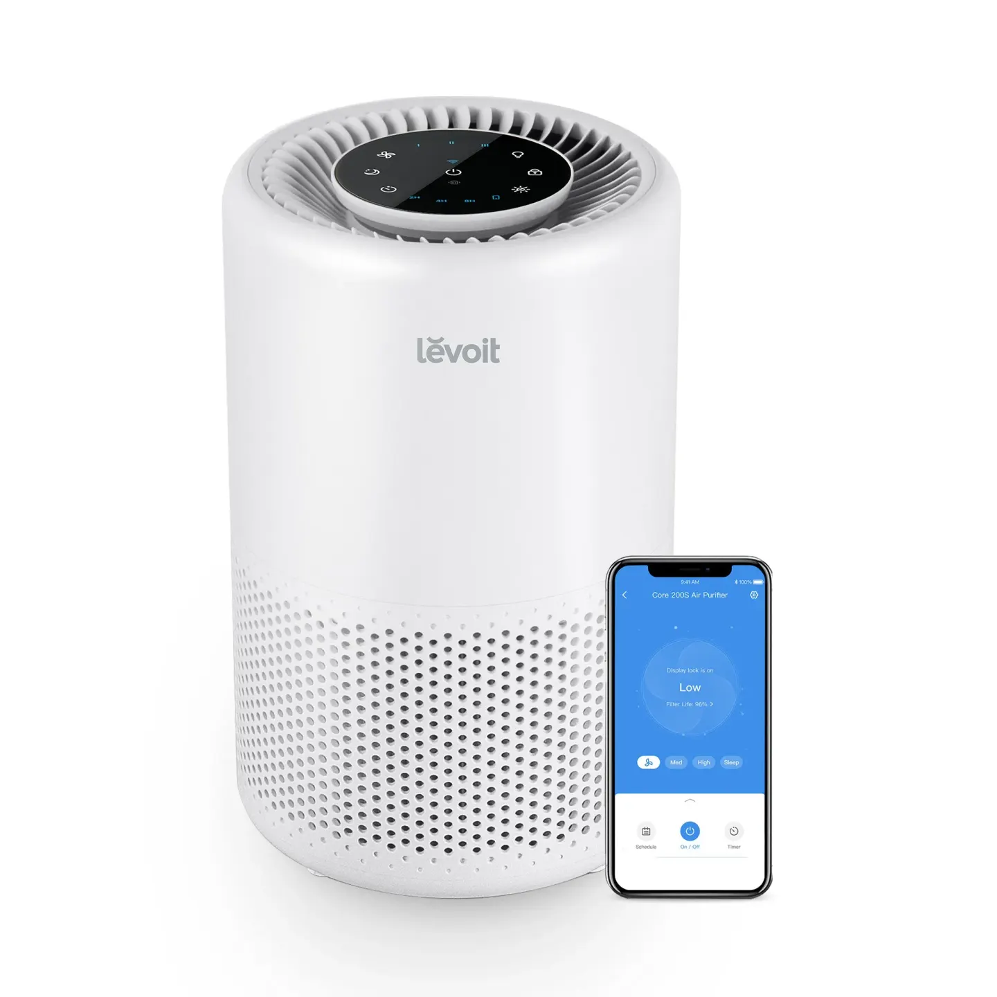 Levoit Levoit Core 200S Smart Air Purifier air purifier - compatible with Levoit Core Mini Replacement Filter filter, available in Dubai UAE