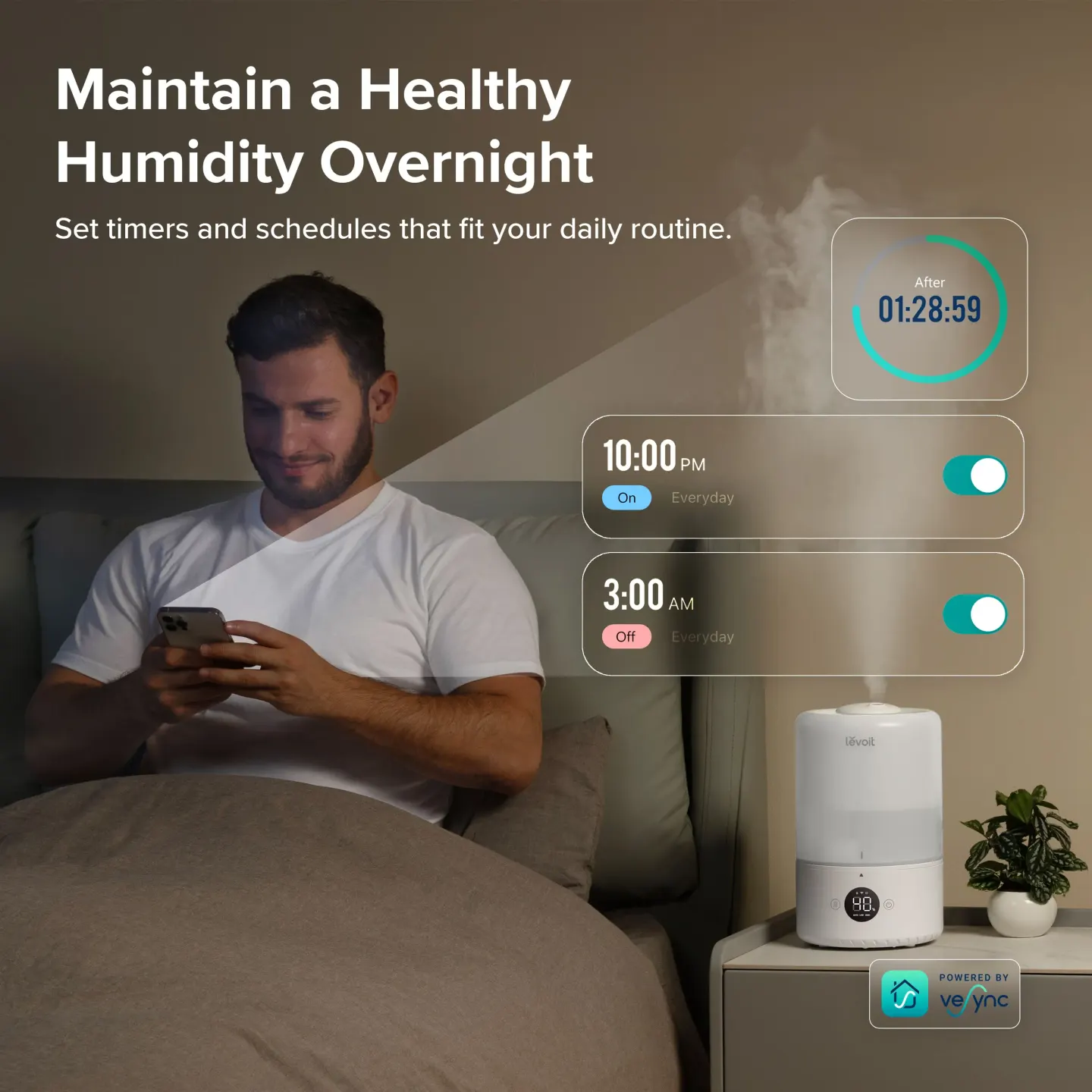 Levoit Levoit Dual 200S Smart Cool Mist Humidifier - thumbnail 5