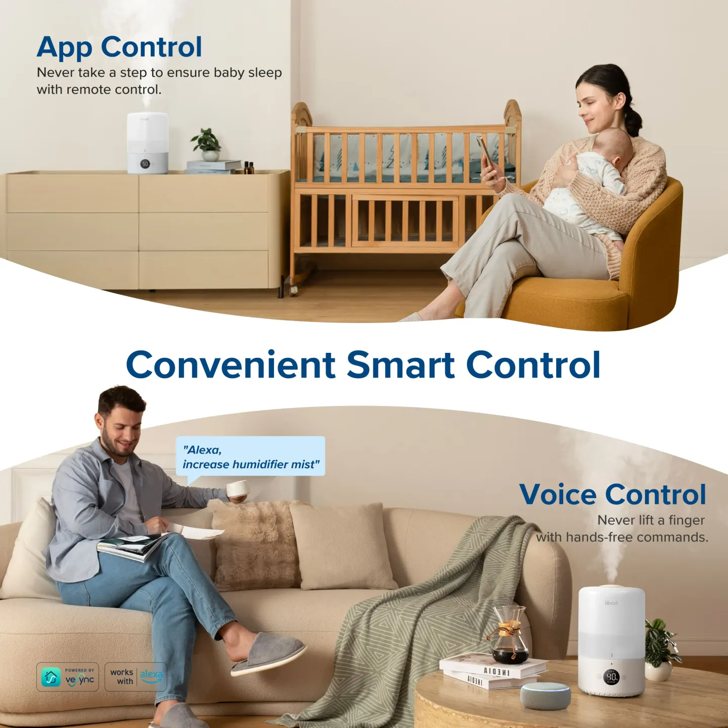 Levoit Levoit Dual 200S Smart Cool Mist Humidifier - thumbnail 3