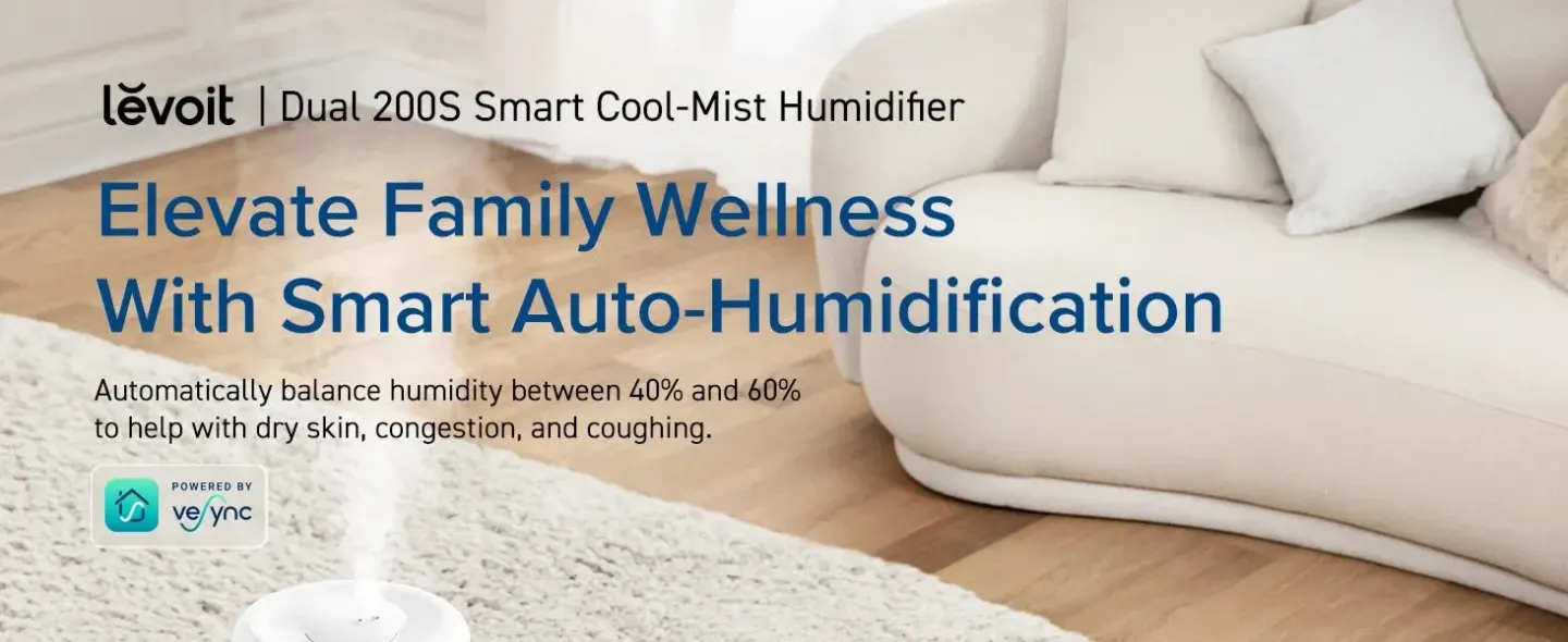 Levoit Levoit Dual 200S Smart Cool Mist Humidifier - thumbnail 4