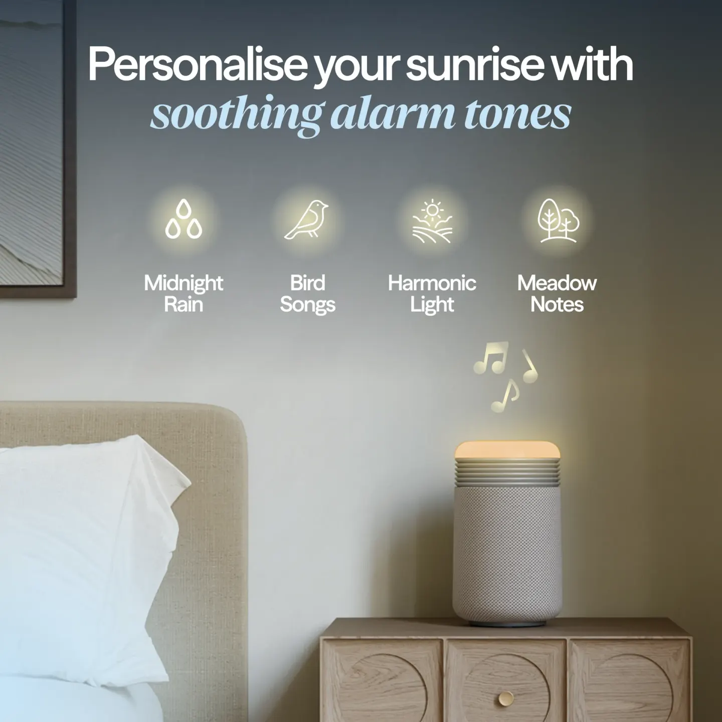 Blueair Blueair Mini Restful Sunrise Clock Air Purifier Bundle - Coastal Beige - thumbnail 6