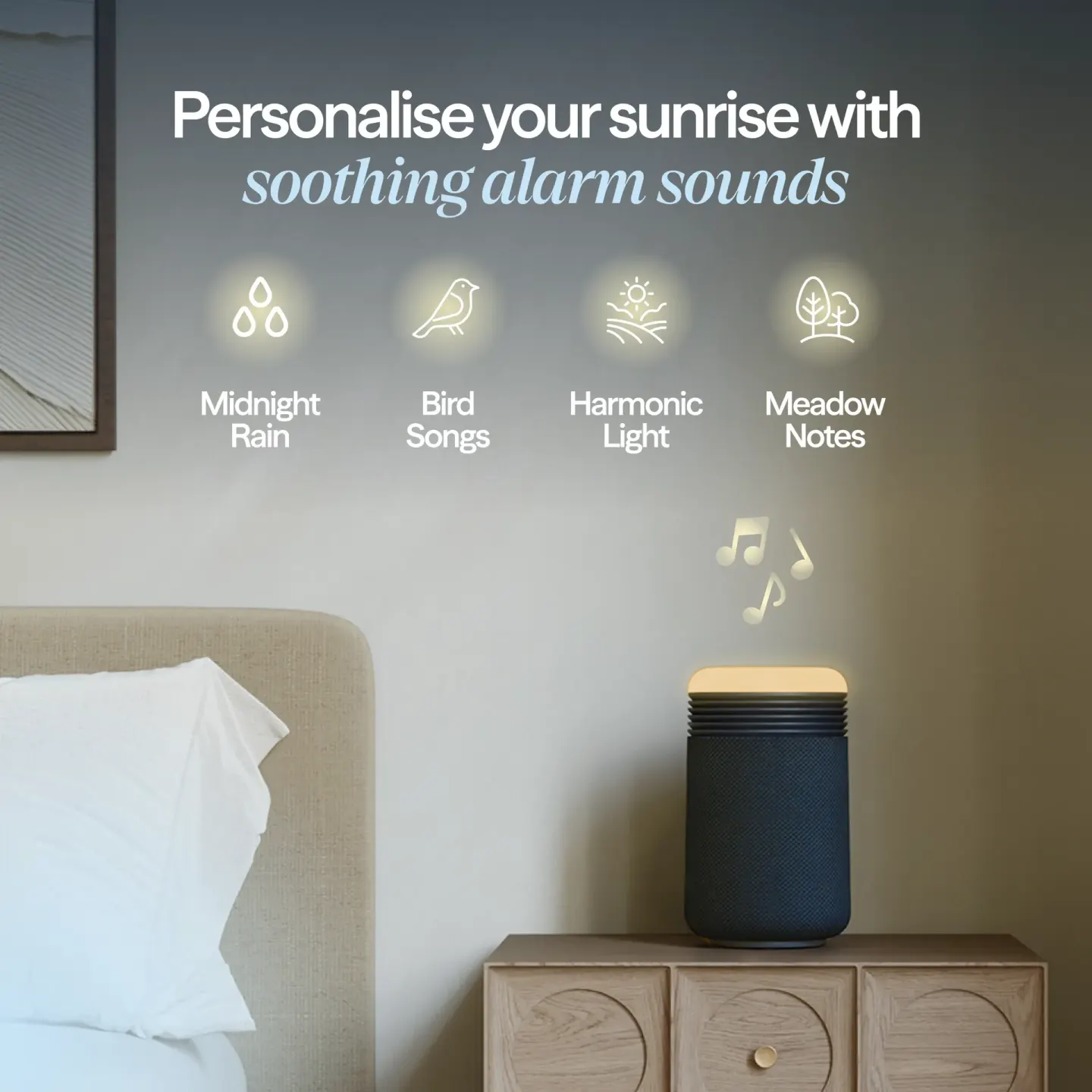 Blueair Blueair Mini Restful Sunrise Clock Air Purifier Bundle - Midnight - thumbnail 6