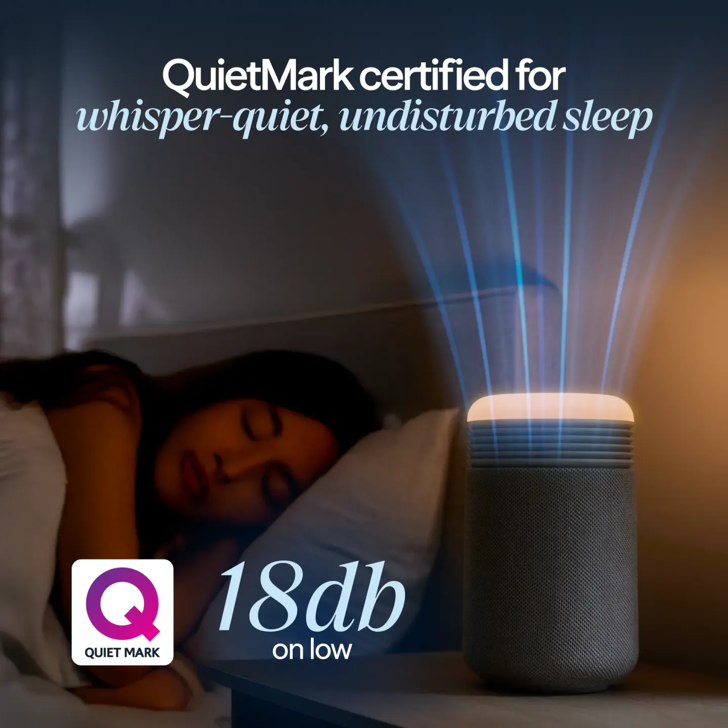 Blueair Blueair Mini Restful Sunrise Clock Air Purifier Bundle - Midnight - thumbnail 4