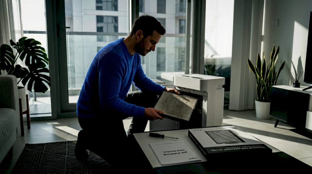 Air filter replacement: a clear step-by-step workflow