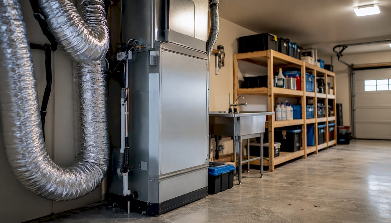 Residential whole-house ventilation system equipment